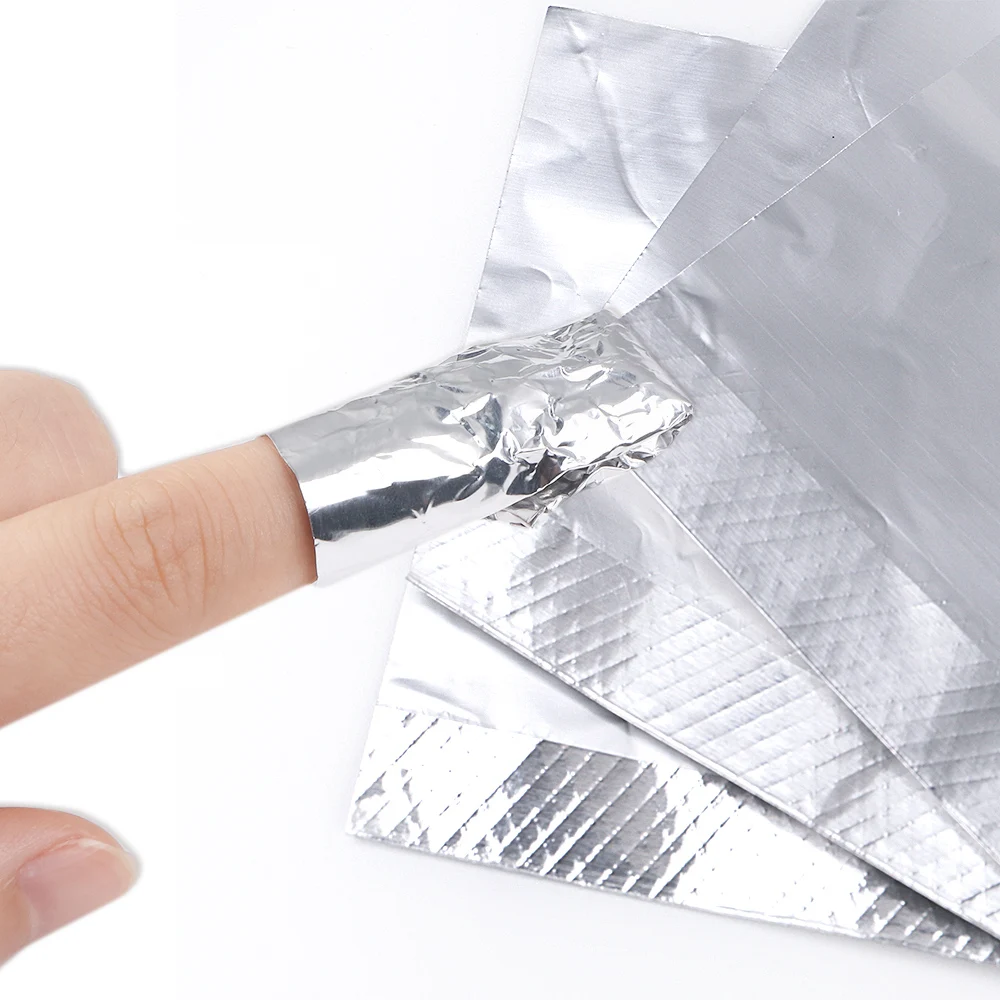Nail Polish Remover Tin Foil Armor Remover Cotton Aluminium Foil Soak Off Acrylic Nail Wraps Art Manicure Tools