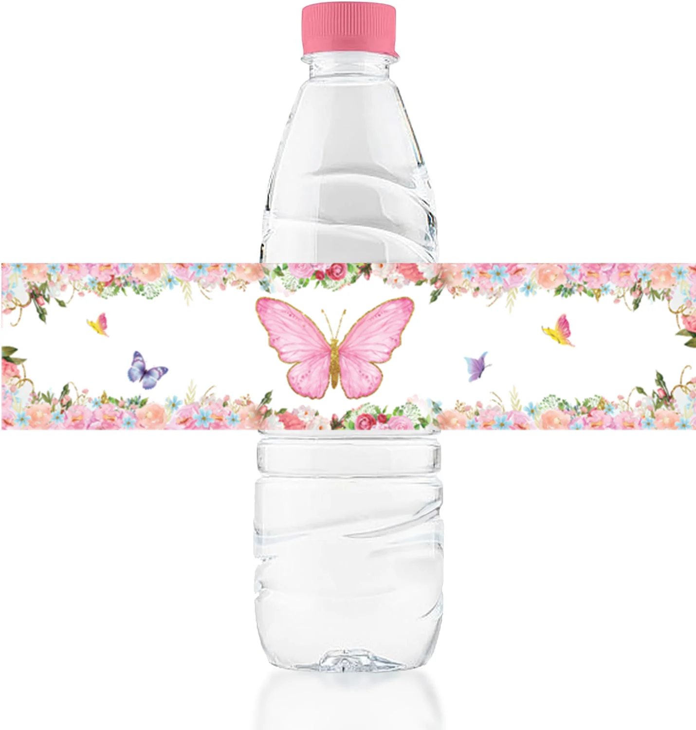 Mineral Water Bottle Sticker Sticker Label Mermaid Dinosaur Love Cross Cow Boxer Airplane Water Bottle Body 10pcs/Pack