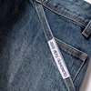 Men's Jeans Heavyweight Pure Cotton Straight Denim Pants Retro Washed Blue Cargo Cowboy Trousers Male 6