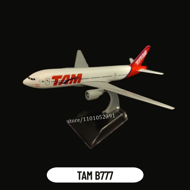 1:400 Scale Metal Aircraft Brazil TAM Air B777 Airplane 1