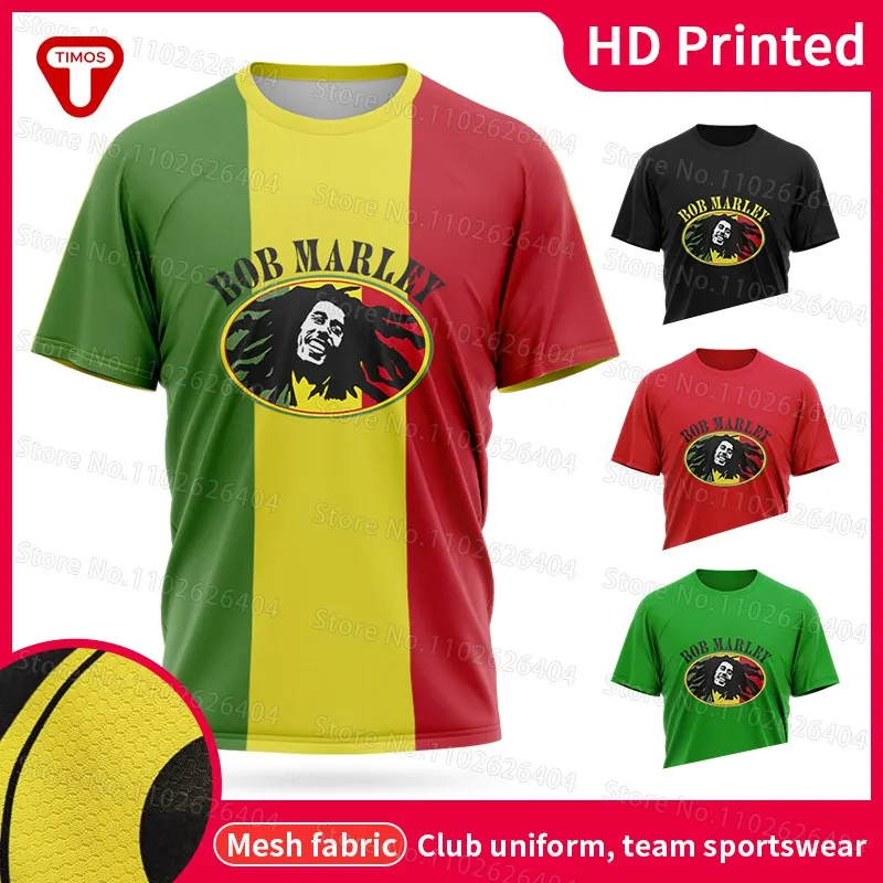 

Bob Marley T-shirt Men's Fashion Casual Crew Neck Shirt Sports Jog Bob Marley Clothes Oversized Street Short Sleeve CoupleTop