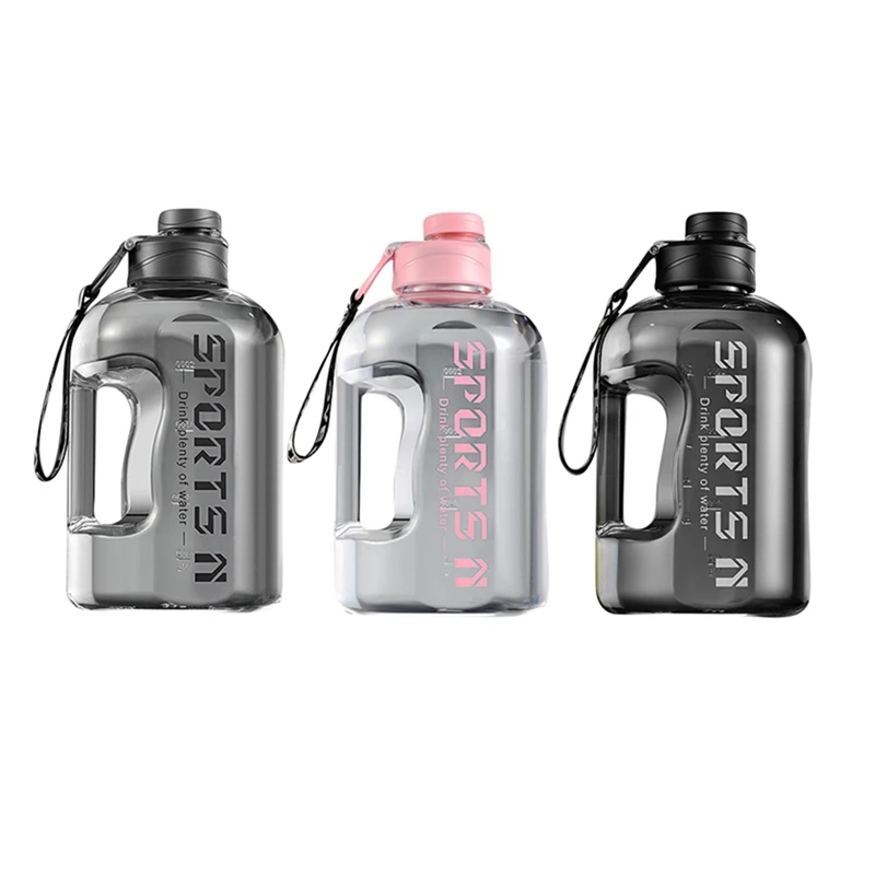 Bottiglie d'acqua isolate 2.7/1.7L con paglia palestra viaggi escursionismo campeggio bottiglia d'acqua calda per uomo donna bottiglia Fitness a tenuta stagna