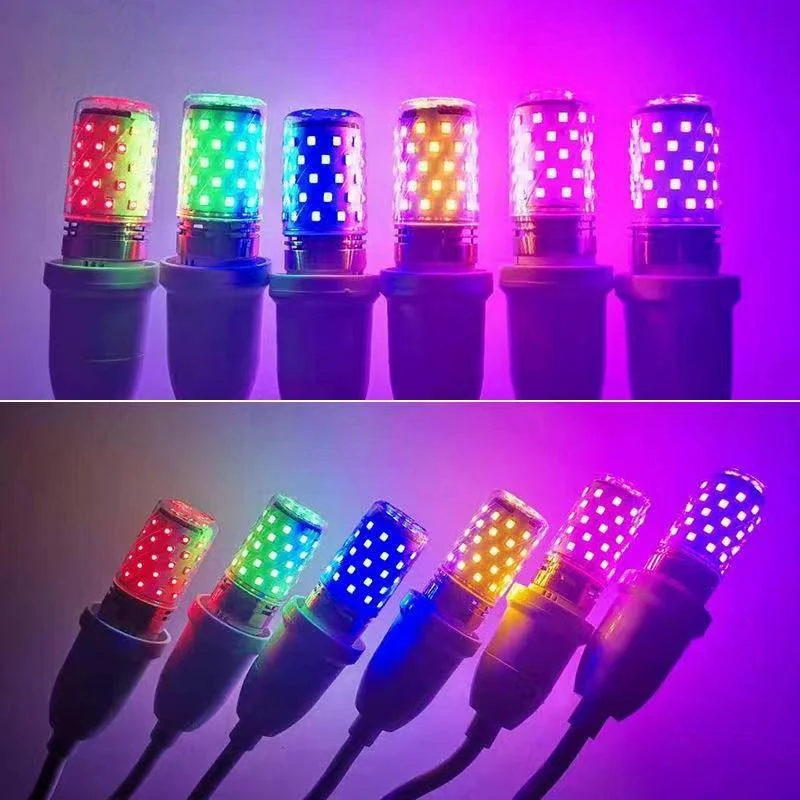 รูปสินค้า หลอดไฟ LED หลากสี 12W RGB สำหรับตกแต่ง