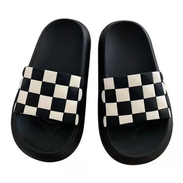 2022 New Womens Shoes Ins Fashion Bath Checkerboard Slippers Slip on  Flexible EVA House Slippers Shoes for WomenHome Slides|Slippers| -  AliExpress