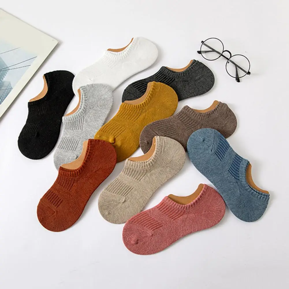 

Summer Boat Socks Japanese Style Women's Boat Socks High Elasticity Anti-slip Sports Short Socks with Sweat-absorption Softness