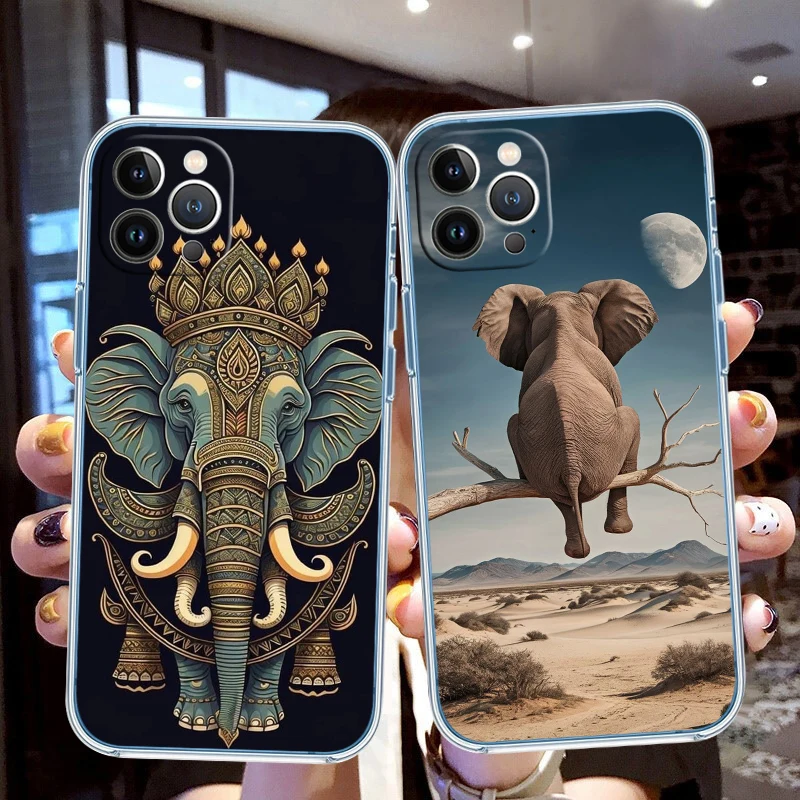 Luxurious Elephant Design Phone Case - QT3 Series