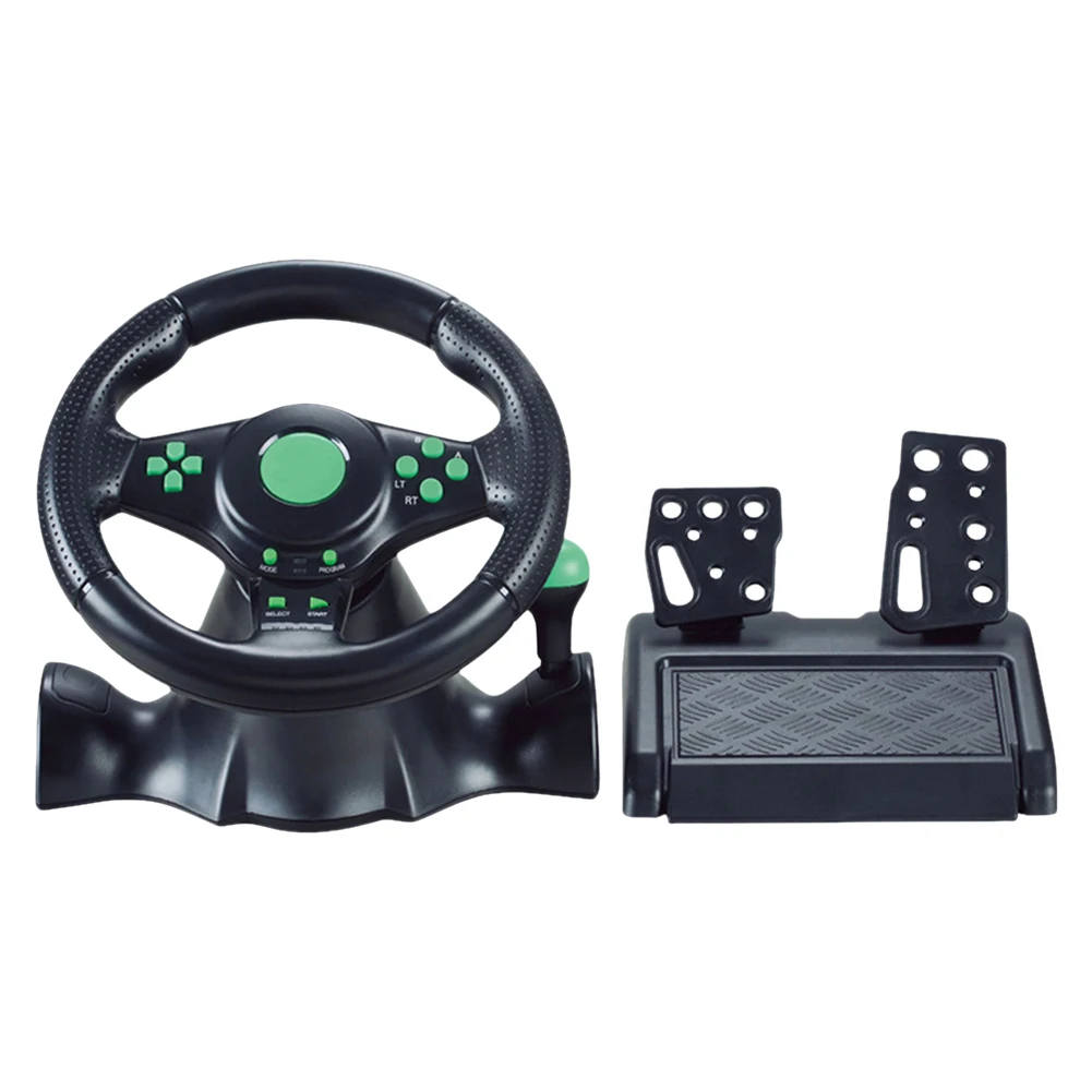 Jogos de corrida roda volante dirigindo sim carro simulador pedais para  interruptor/xbox 360/xbox um/pc/ps4/ps3/android - AliExpress