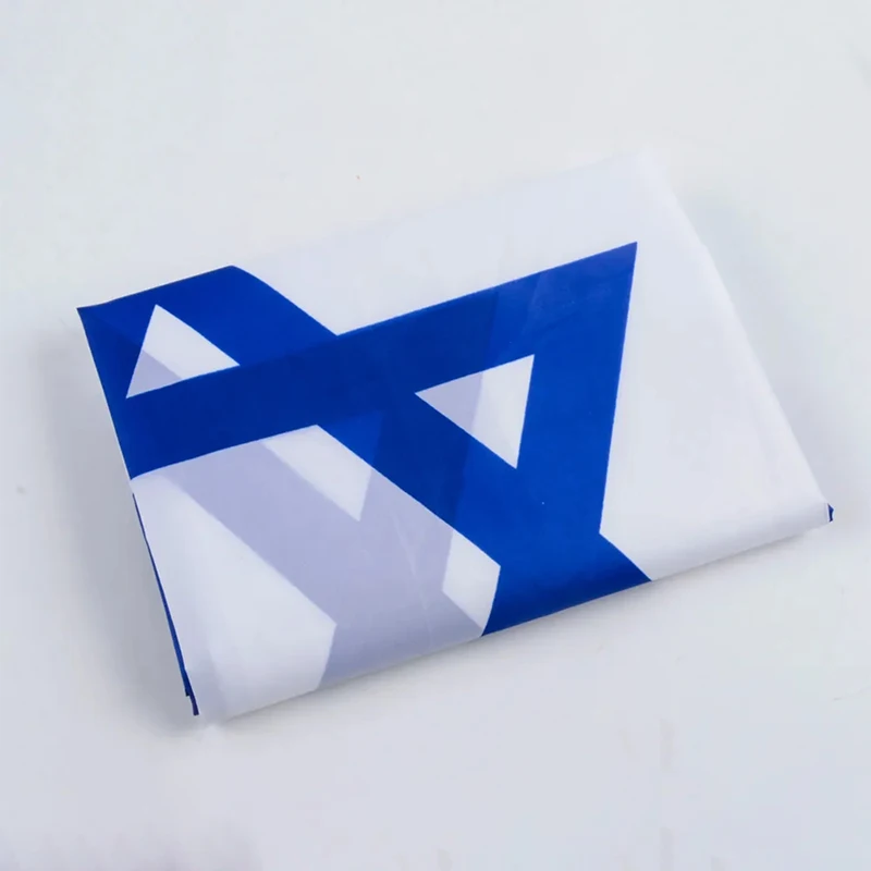 Israel National Flag 90X150cm Israel National Flag Hanging Polyester ISR IL Israeli National Flags Banner For Decoration
