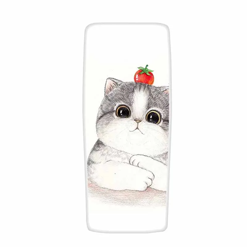 Luxury Silicone TPU Soft Transparent Case - Protective Clear Cat Design Cover