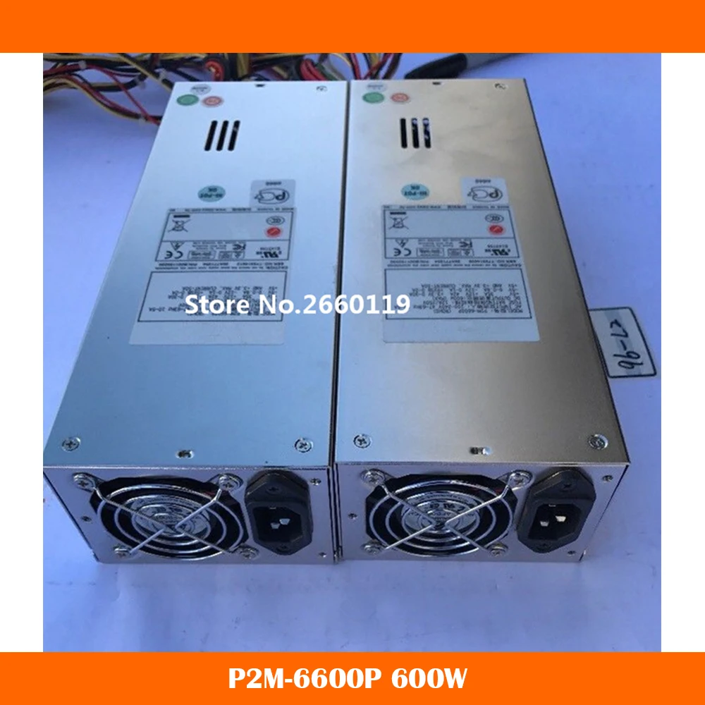 Alimentatore Server Per Zippy P2M-6600P 2U 600W Completamente Testato