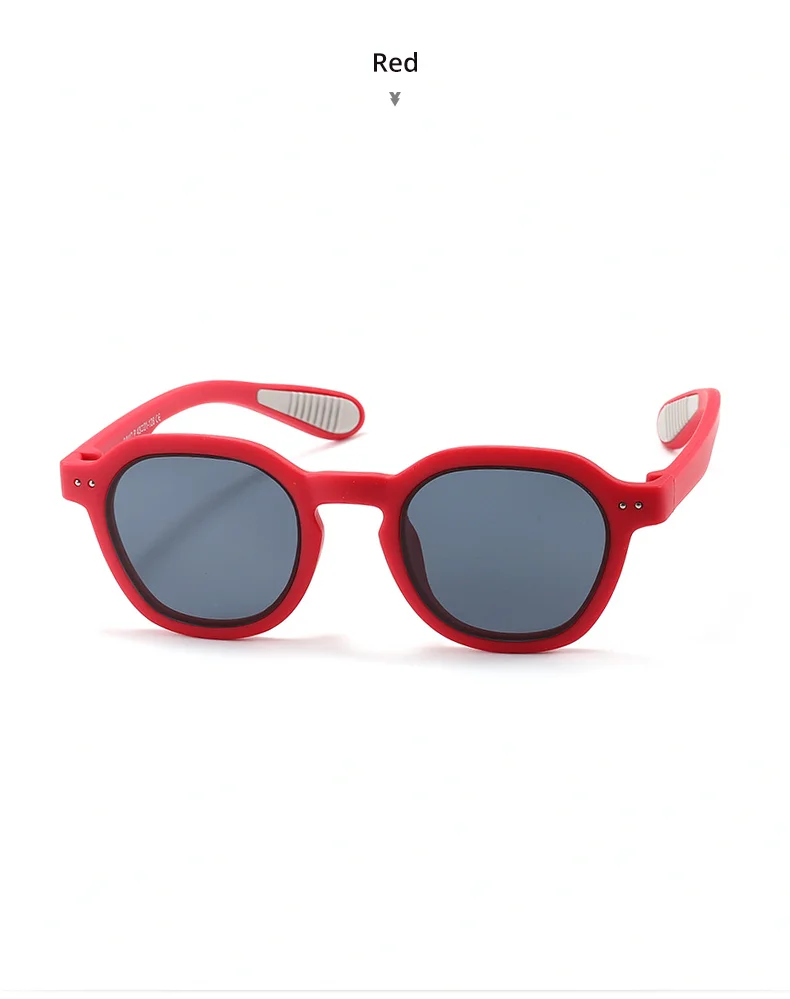 Ralferty 2025 Flexible Kinder-Sonnenbrille für Mädchen und Jungen, Outdoor, UV400, polarisierte Sonnenbrille, Kinder-Sonnenschutz, 3–9 Jahre, unzerbrechlich – Detail 14