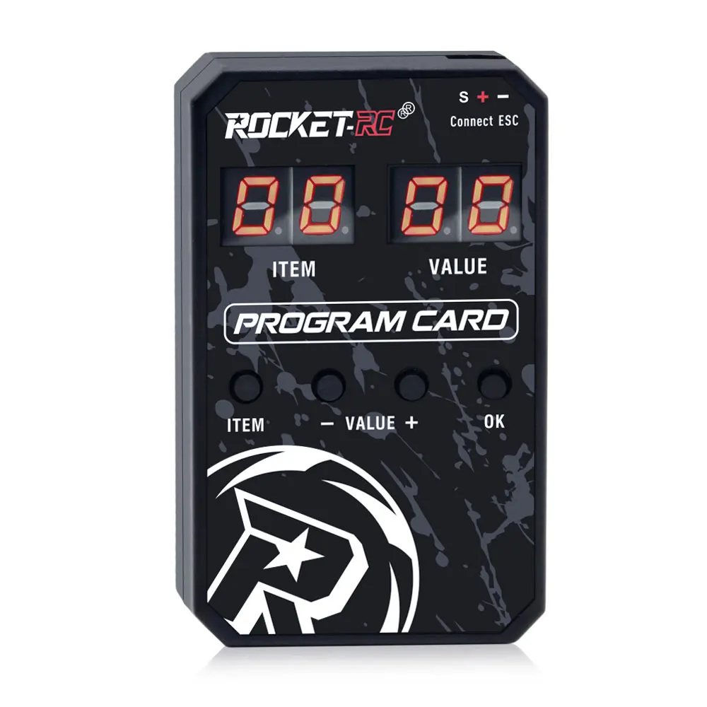ESC 130A sans balais avec carte programme pour voiture RC 1/10