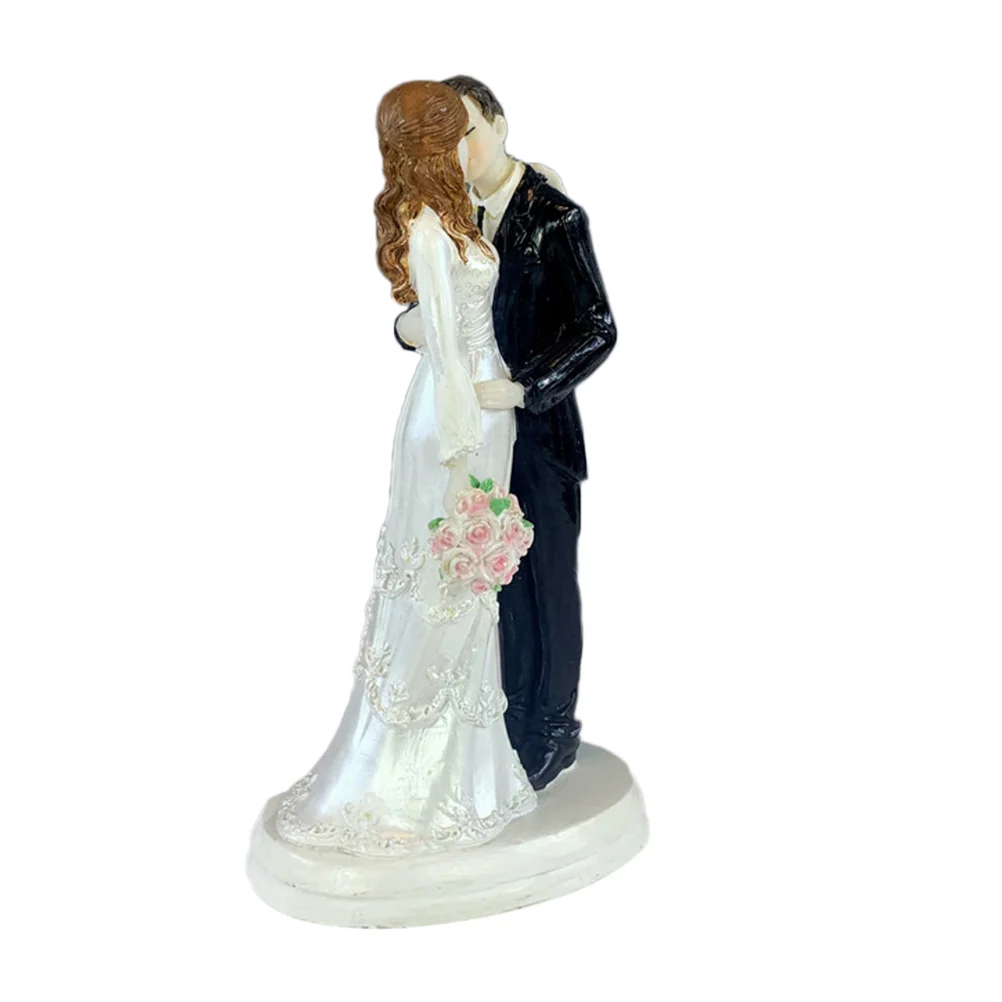 

Bride Wedding Decorations Miniature Figurines Cloth Valentine Couple Crafts