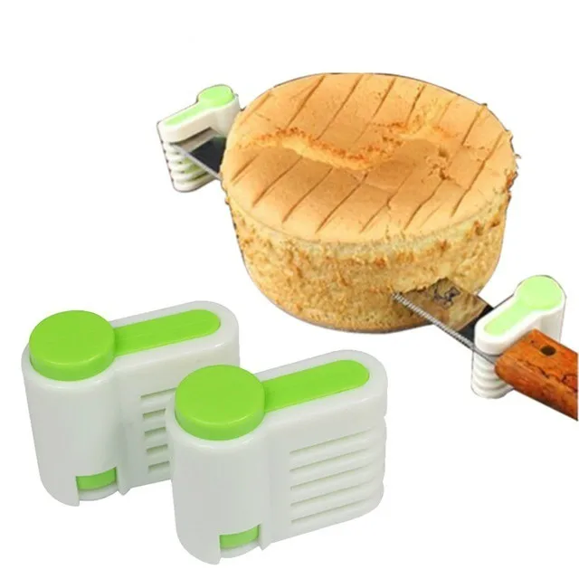 Description Picture 5 of item2pcs/Pack Cake Slicer Cutter 5 Layers Cake Bread Leveler Slicer Set DIY Fixator Cutting Tools Kitchen Cake Accessories