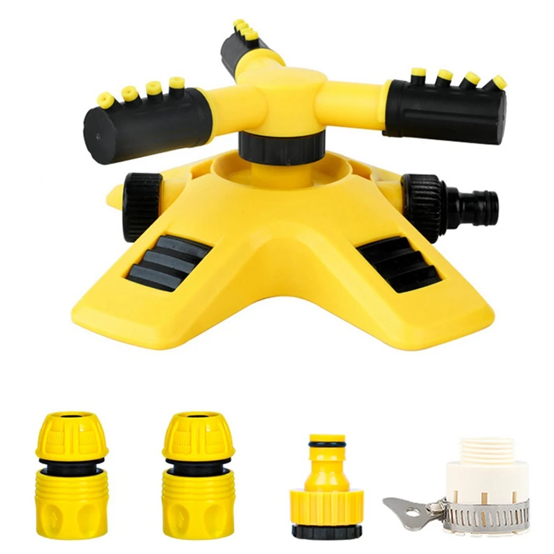 

Hot XD-Garden Lawn Sprinkler 360 Degree Automatic Rotating Sprinkler Nozzle Nursery Irrigation Rotating Sprinkler Set