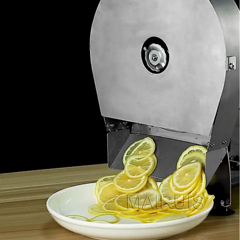 Commercial electric potato chips slicing machine fruit cutting machine  manual vegetable slicer