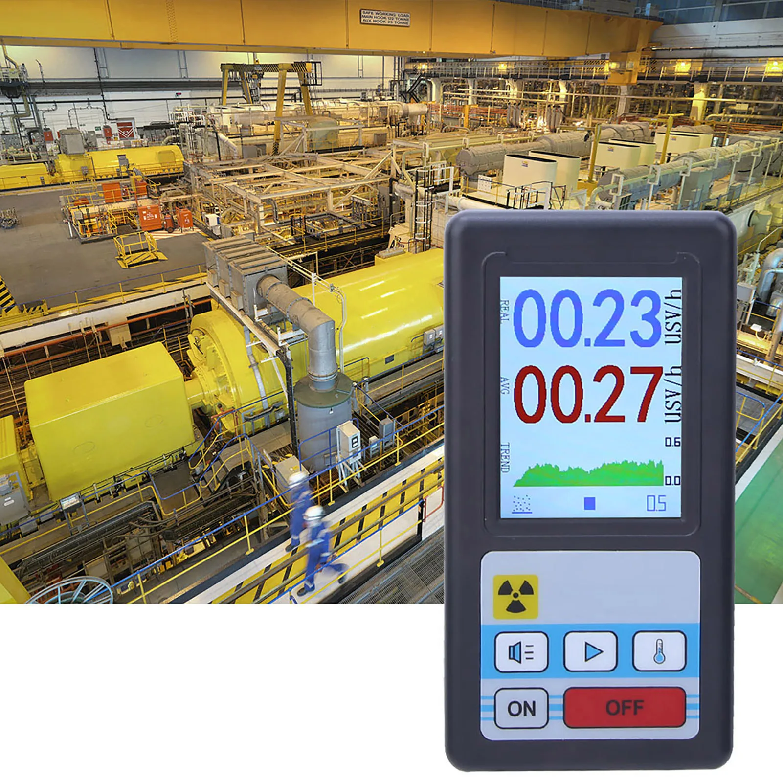 Handheld Nuclear Radiation Detector Counter Dosimeter New Series High Sensitivity Professional Geigercounter