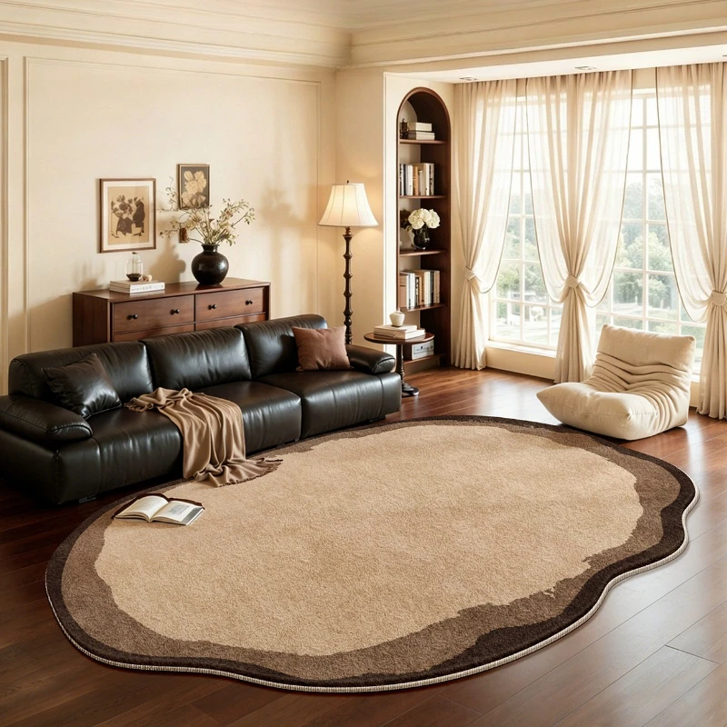 Retro Irregular Plush Rug 2