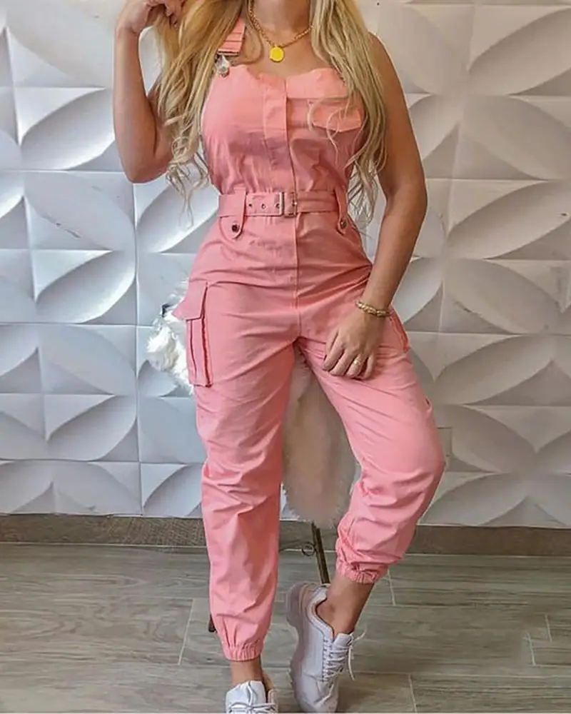 Strap Jumpsuit Women Loose Dungarees 