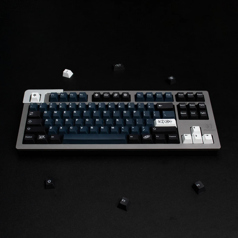 gmk galaxy chaves cherry profile pbt keycap inglês personalizado personalidade keycaps para teclado mecânico