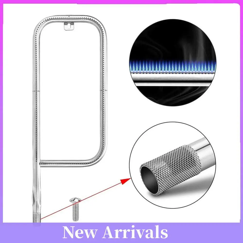 60041 Burner Tube Tube Pipe Part 20.5 Inch Grill Burner Replacement Part for Weber Q200/Q220/Q2000/Q2200 Grill Parts