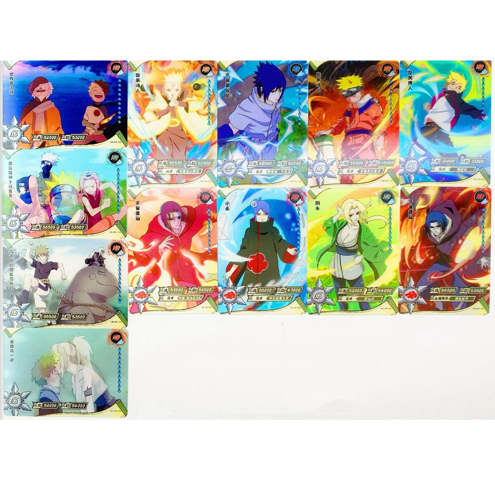 

Naruto Animation Collection Card HR3D Genuine Exquisite Card Haruno Sakura Uchiha Sasuke Anime Peripheral Children Kids Toy Gift