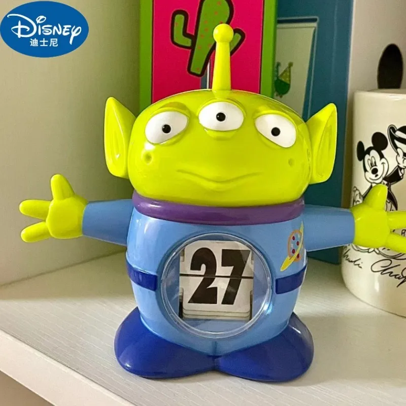 

Disney Alien Calendar Creative Toys Cartoon Perpetual Calendar Desktop Calendar Ornament Birthday Gift Present Decoration