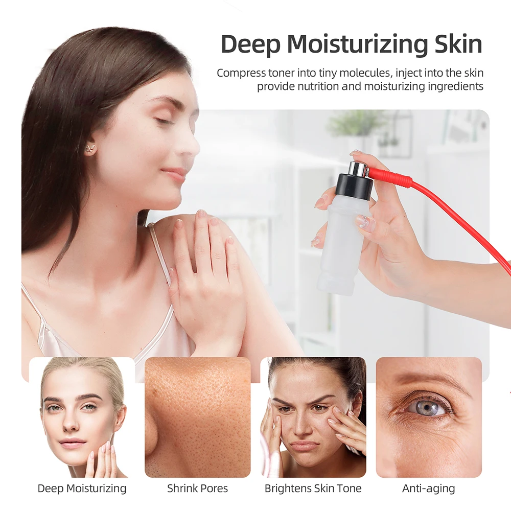 Foreverlily Diamond Microdermabrasion Dermabrasion Machine Water Spray Exfoliation Beauty Machine Wrinkle Face Peeling Machine 6