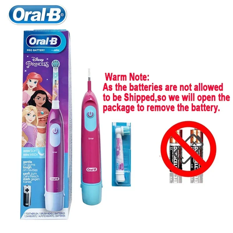 Children's Electric Toothbrush with Soft Bristles and Timer