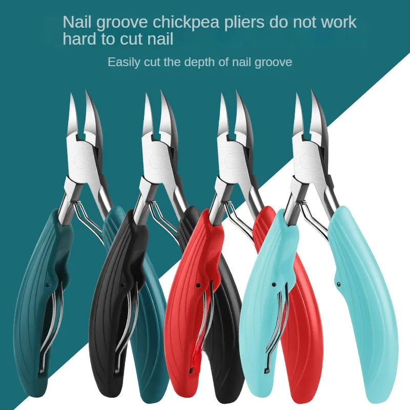 Toe Nail Clipper Stainless Steel Toenail Nail Clippers 1pc Druable Manicure Tools Professional Cutters Pedicure Thick Ingrown Correction Tool nail clippers