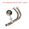 For Ninja650/Z650 2017-2022 ER6N ER6F 2017-2019 Motorcycle Exhaust Escape Moto Stainless Steel header Pipe titanium color