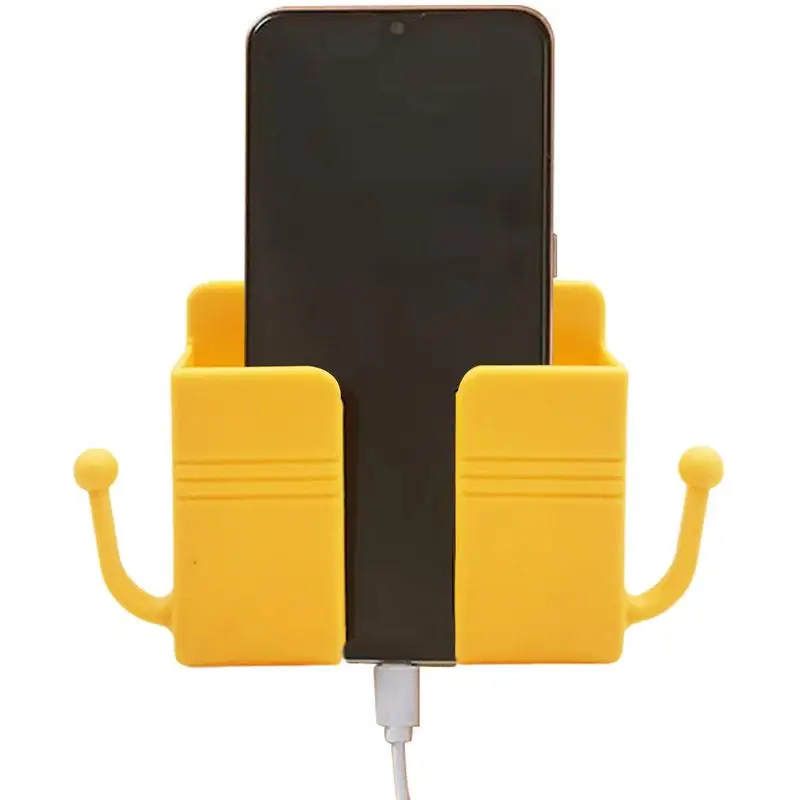Wall Mount Adhesive Phone Holders Sturdy Cell Phones & Accessories Unique and Multi-Functional Phone Stand for Home and Offices