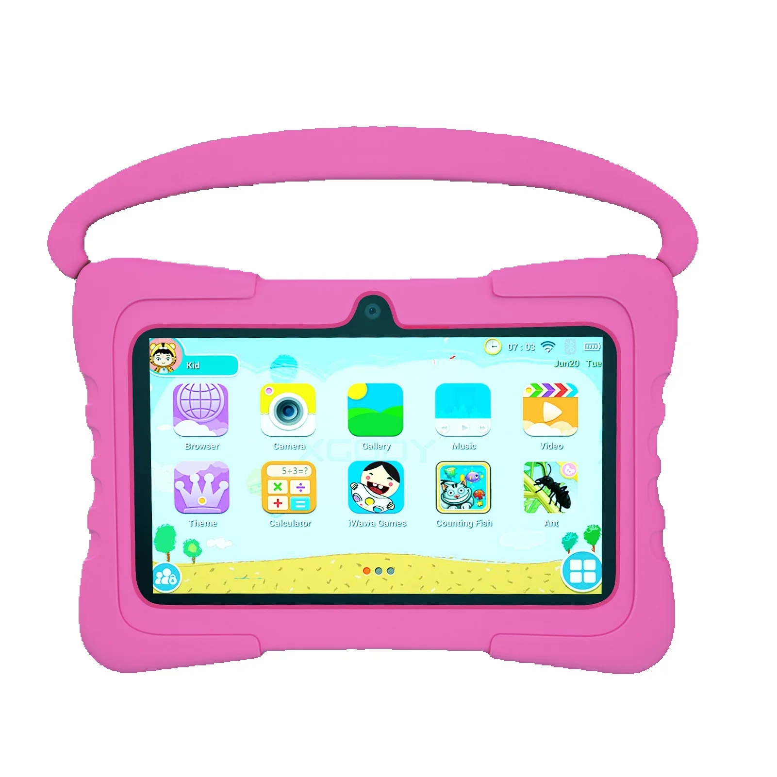 Tablette d'apprentissage intelligente pour enfants de 7 pouces WIFI Bluetooth_voghion.com