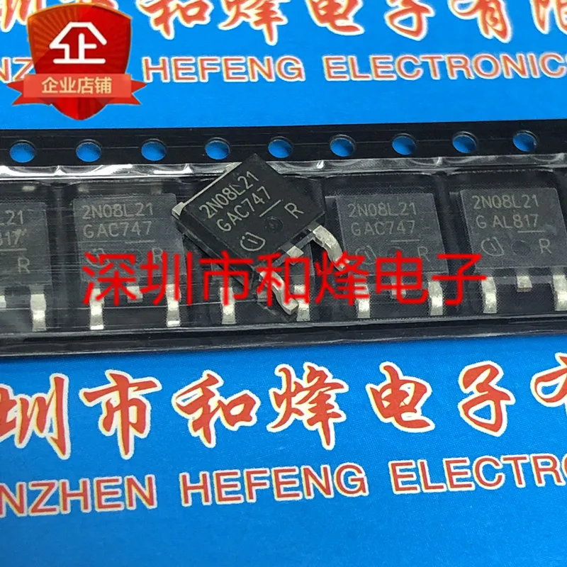 

30pcs original new 2N08L21 IPD30N08S2L-21 TO-252 75V 30A