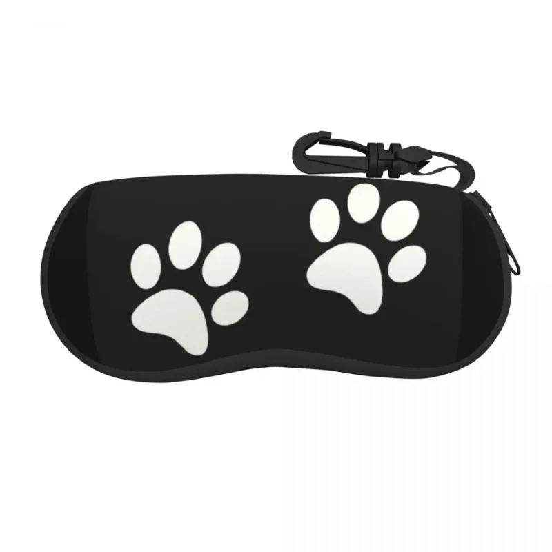 

Dog Footprint Eyeglass Glasses Women Men Soft Animal Paw Sunglasses Protective Bag
