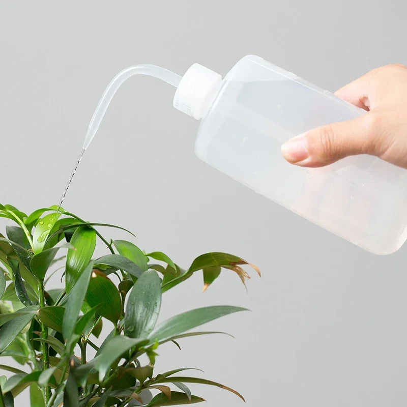 250/500/1000ml Curved Spout Bottle Sharp Spout Watering Bottle Tool With Scale Squeeze Bottle Succulent Watering Gardening Tools 3