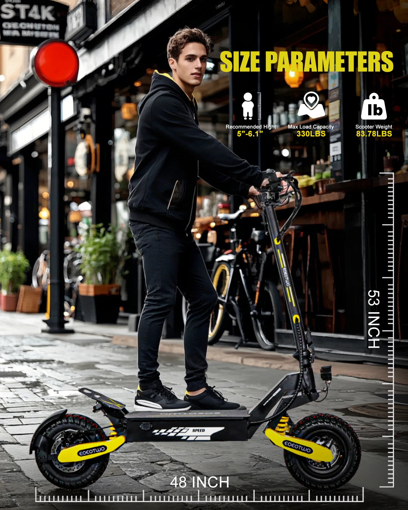 1200W Off-Road Electric Scooter 2