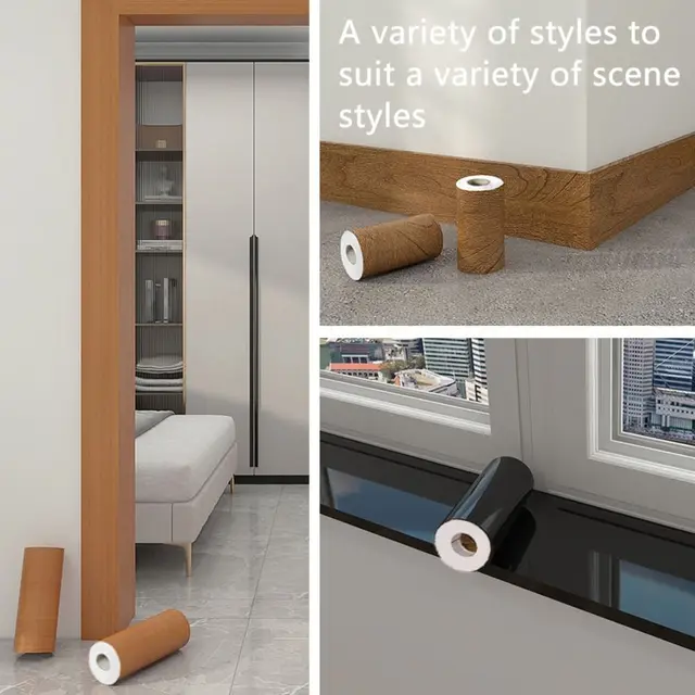 Nastro Adesivo Effetto Legno 15cm X 5m - Autoadesivo Per Riparazioni E Decorazioni