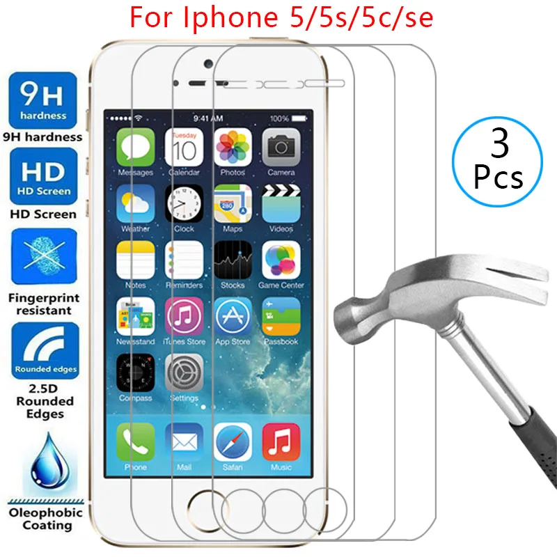 Vetro Temperato Per Apple Iphone Se 5 S 5C 5 S C Custodia Su Iphonese Iphone5S Iphone5C S5 C5 Cover Posteriore 360 I Phone Ipone Iphon Ihone
