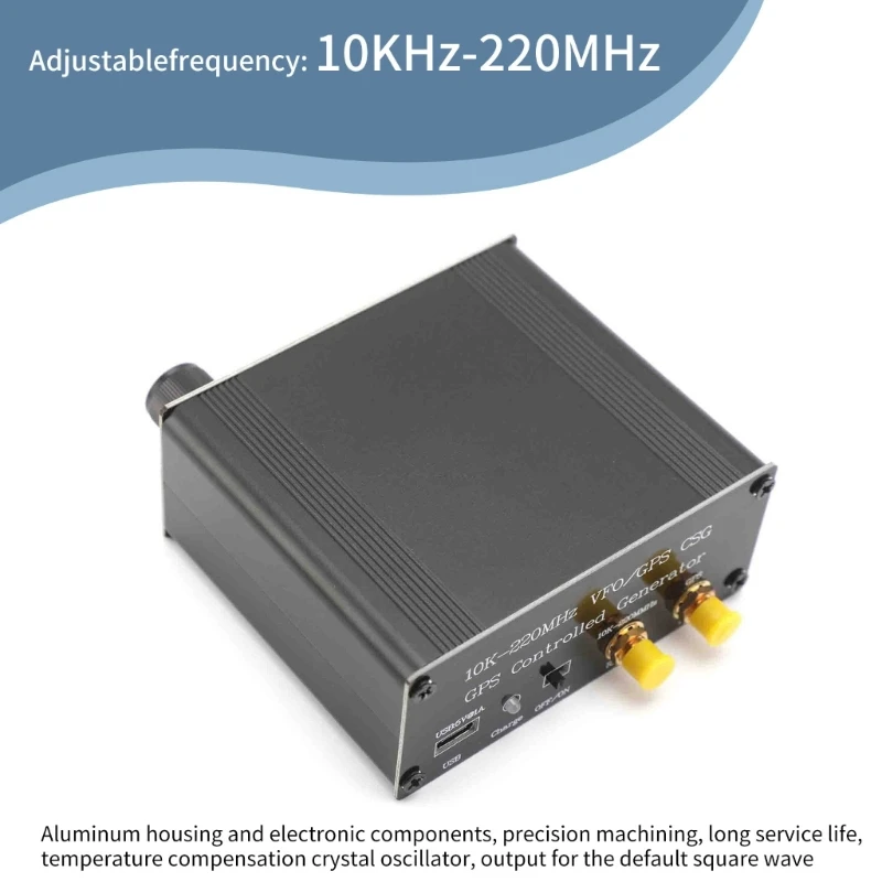 Tame Clock Corrected Signal Generator 10KHz-220MHz Two-way Adjustable Frequency Reference Source