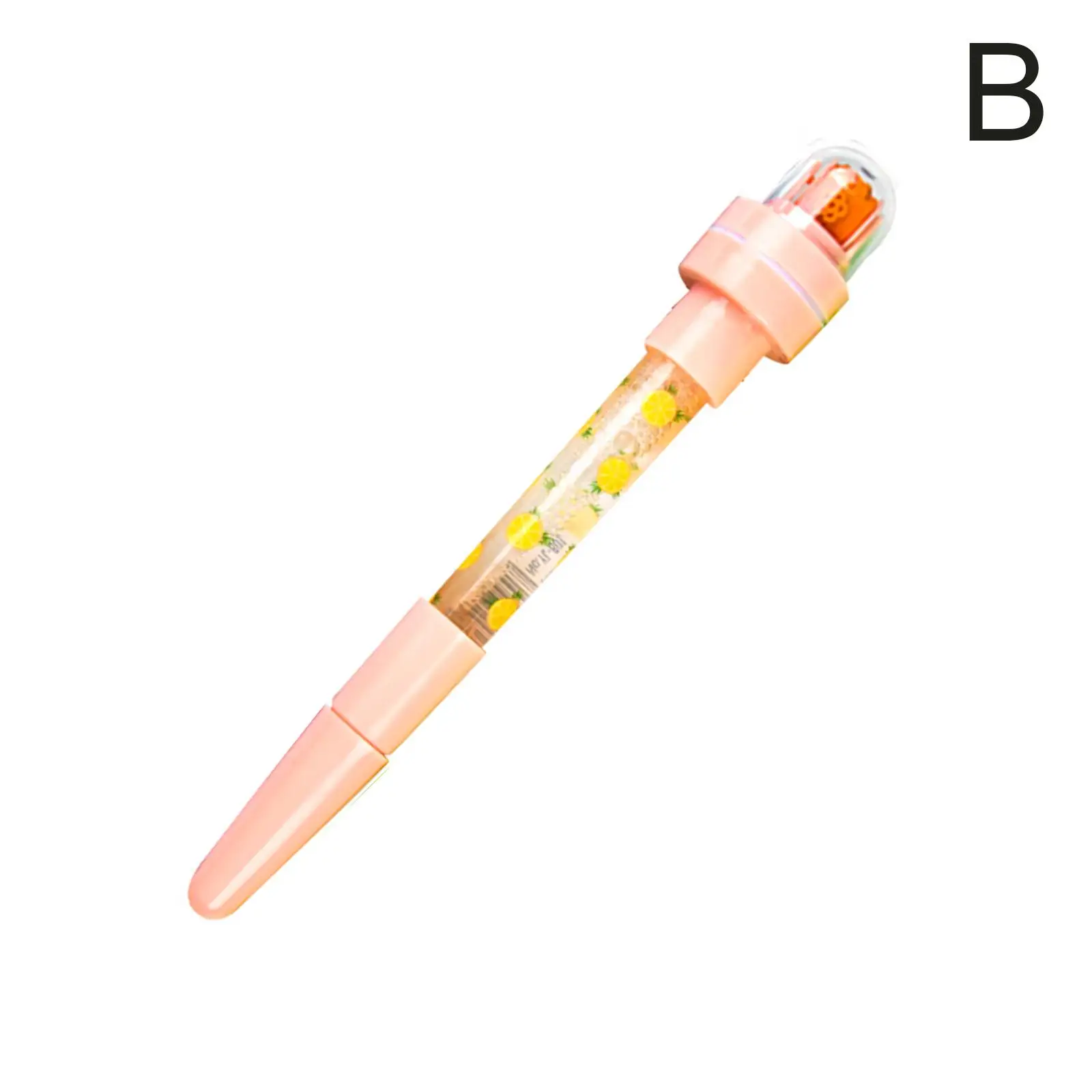 5 In 1 Children Cute Multifunctional Bubble Roller Seal Ballpoint Pen with  Light Funny Magic Pen Children's Stationery Girl