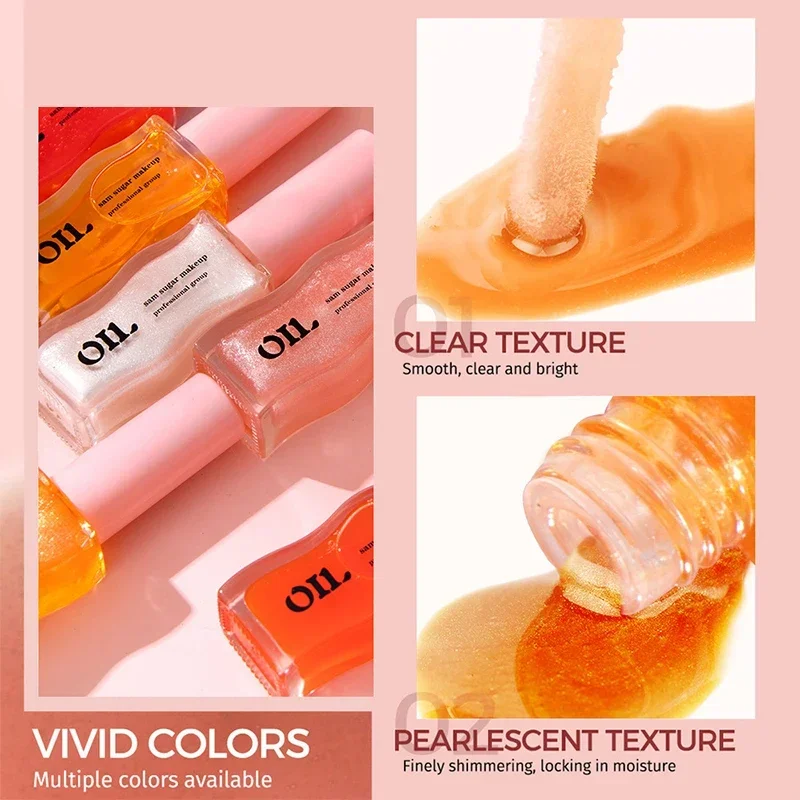 Fruit Lipgloss Honey Essence Lip Oil Sexy Plump Lip Jelly Tinted Waterproof Moisturize Oil Remove Lines Darken The Area