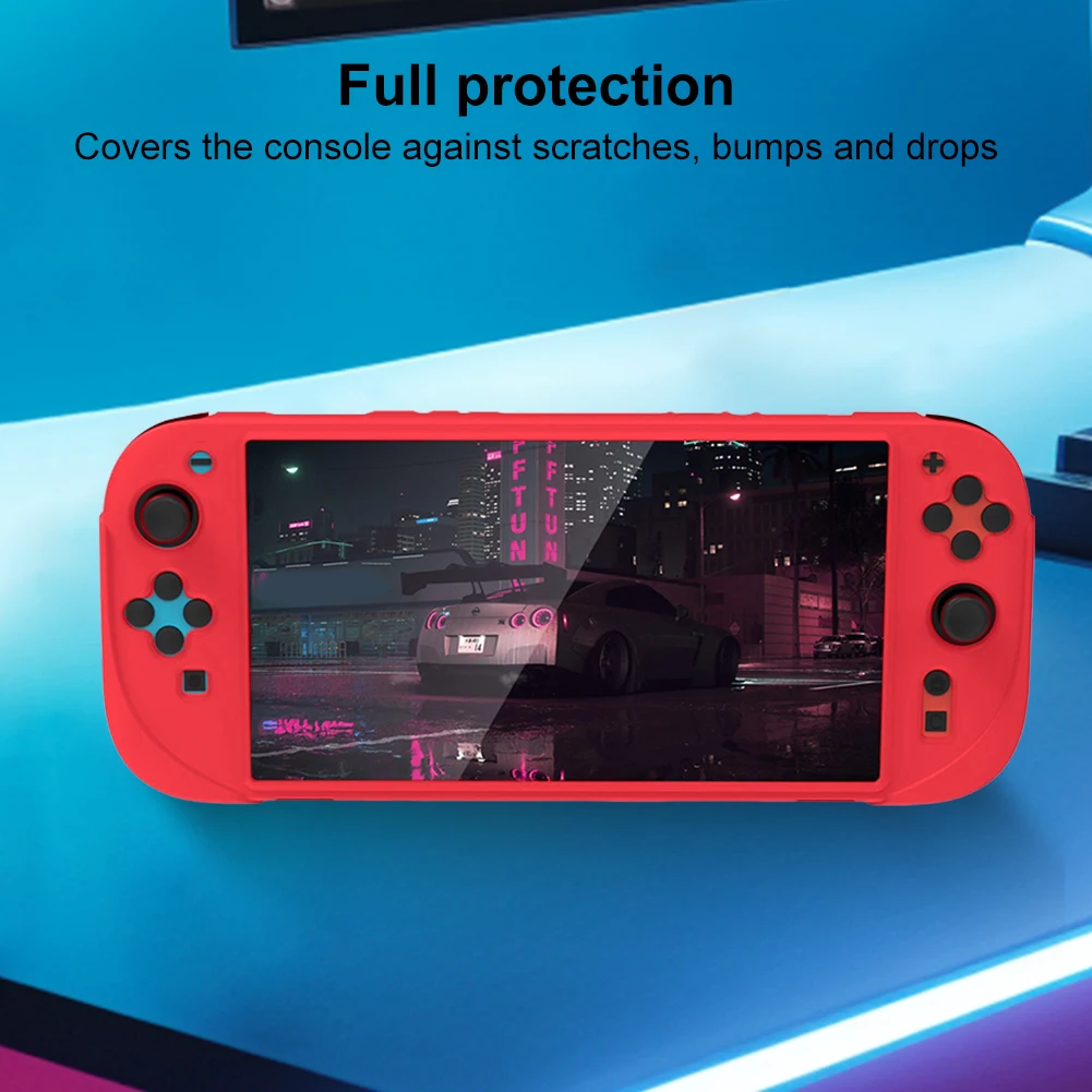 For Nintendo Switch 2 Silicone Case Protective Skin Sleeve Shockproof Protection Cover Shell For Switch 2 Handheld Game Console