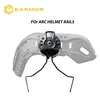EARMOR Shooting Earmuffs Helmet Rail ARC and EXFIL Helmet Rail Adapter Tactical Headset Adapter for ARC Rail Helmet Accessories 2