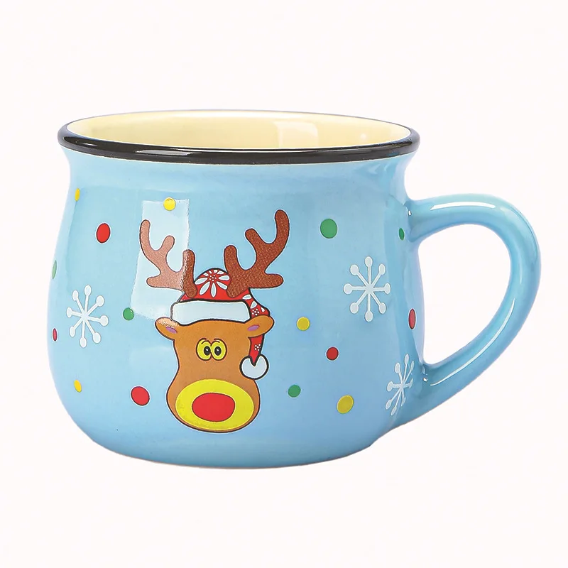 Festive Ceramic Santa Mug
