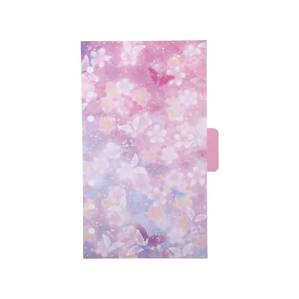 Raccoglitori a Fogli Mobili A5 A6, Separatori per Quaderni, Divisori per Raccoglitori, Pagine Indice Stile Fiori di Ciliegio - immagine 3