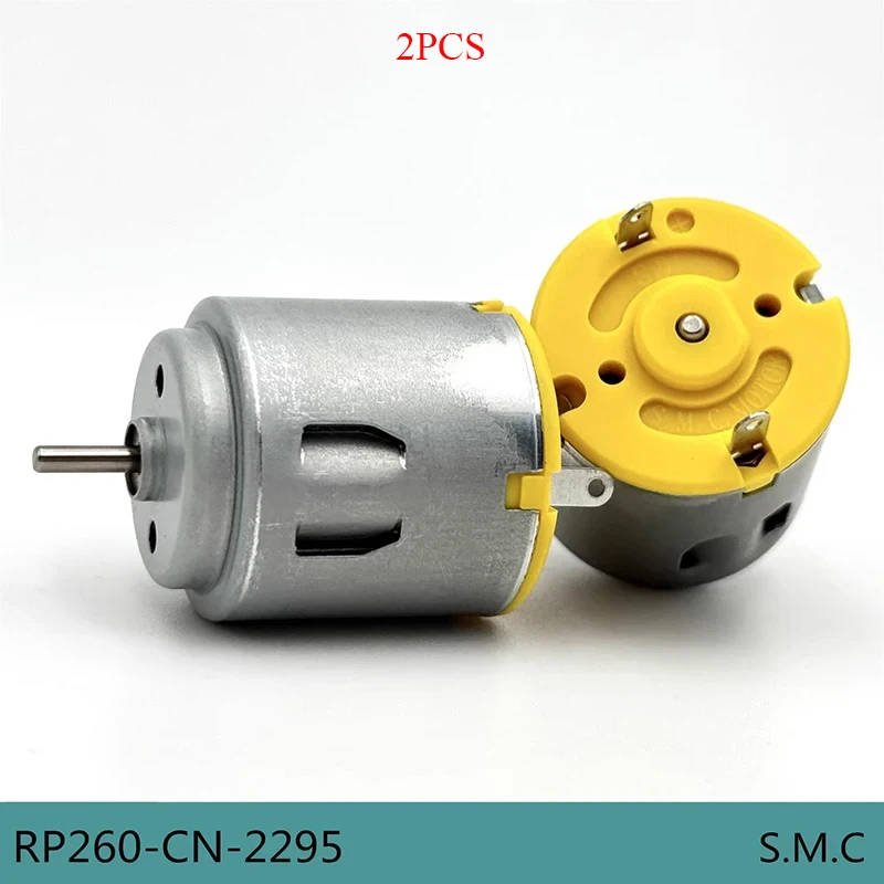 High-Speed Carbon Brush Mini Motor - 2 Pack 7.4V 17000RPM