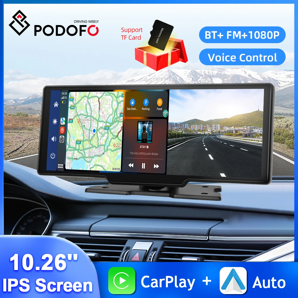 カーダッシュボードカメラ,10.26インチ,バックカメラ,CarPlay