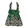 Fashion Cat Pet Dog Dress Sleeveless Cyan Flower Slim Style Cat Princess Dog Dresses Summer Clothes Puppy Skirt Chihuahua Bichon 3