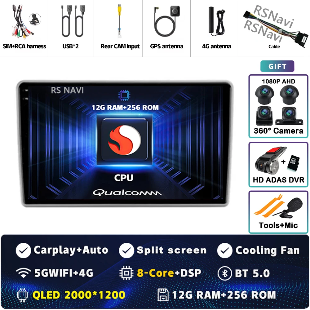2K 12G-256G 360 DVR